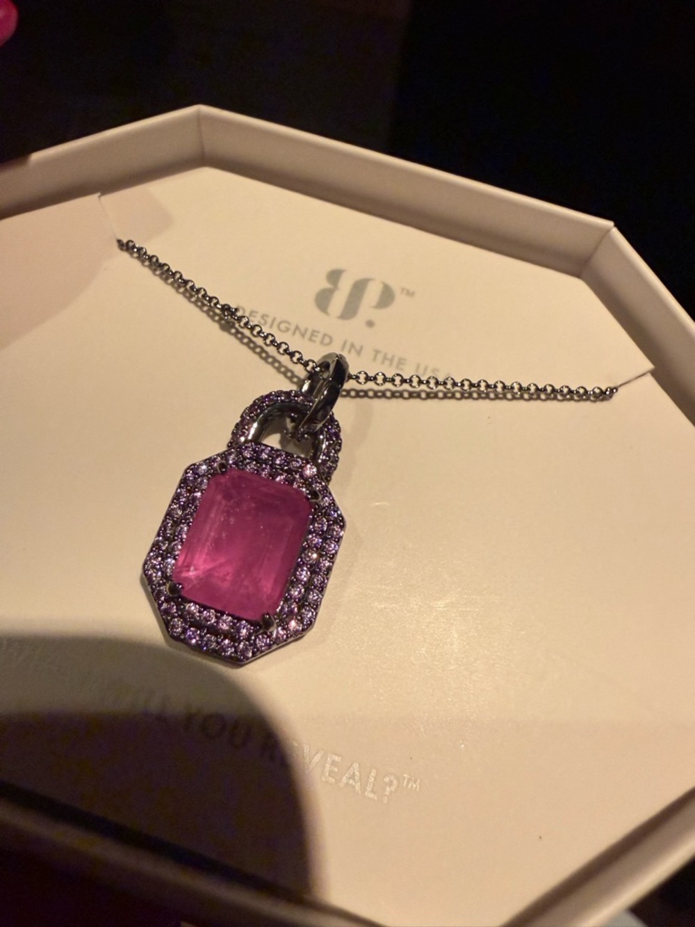 Bomb party locked and loaded necklace